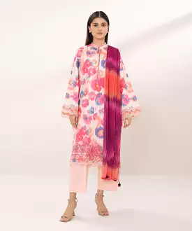 3 Piece - Embroidered Lawn Suit