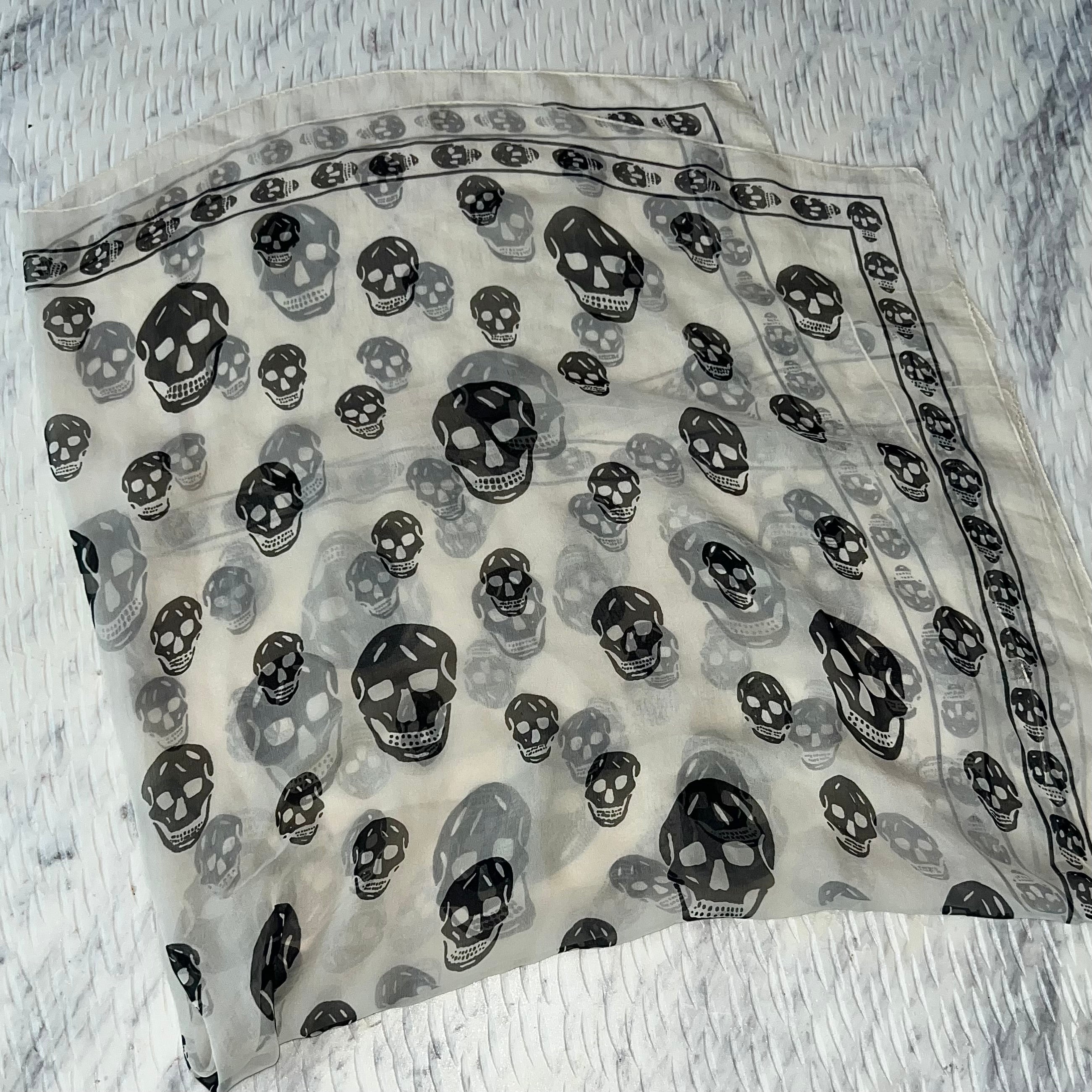 Alexander McQueen Chiffon Scarf