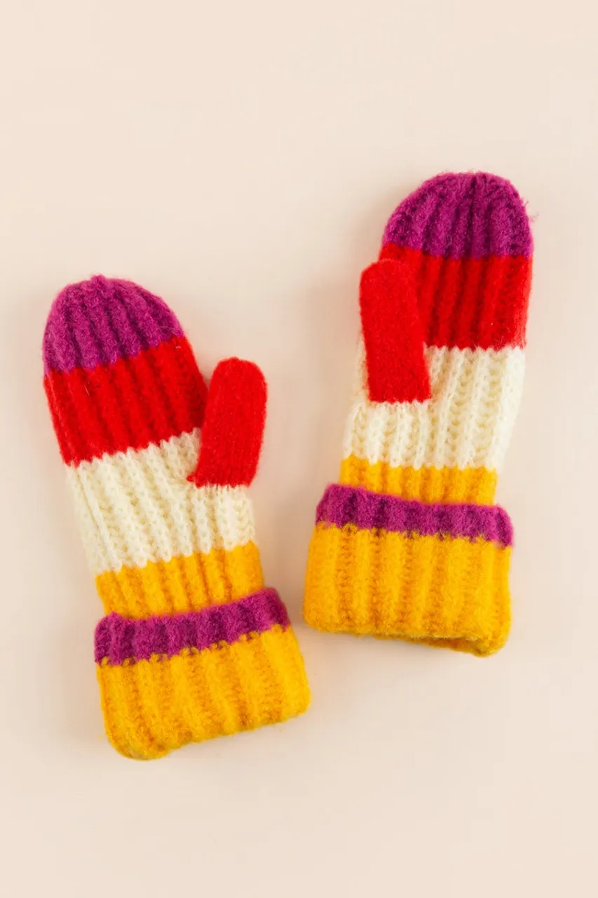 Allie Colorblock Mittens