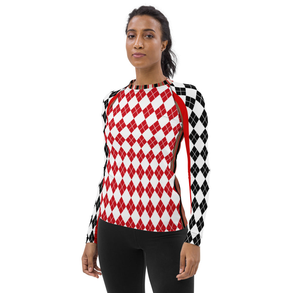 Argyle Me Fashion Rashguard Top