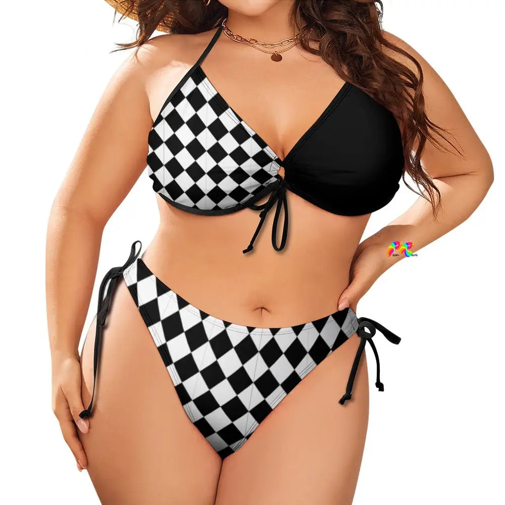 Argyle Plus Size Bikini