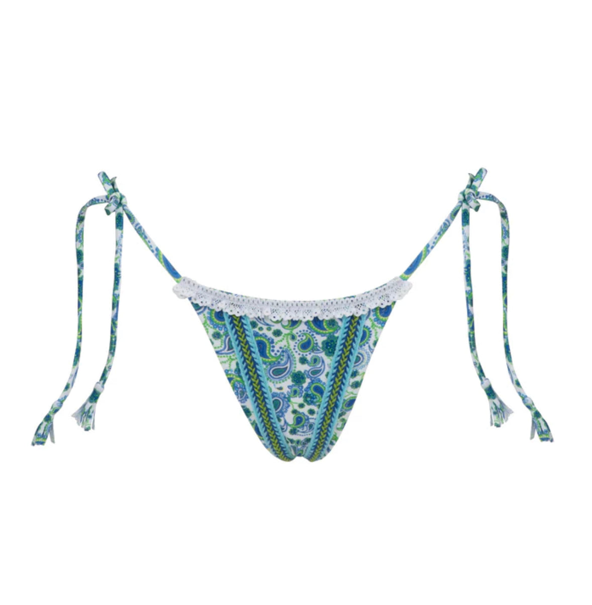 Bananhot - Luna Bottom - Light Blue Paisley