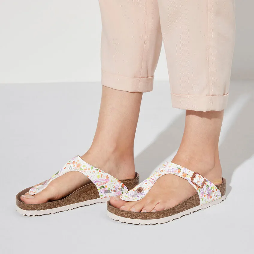 BIRKENSTOCK GIZEH 1021426 VEGAN ROSE MULTICOLOUR