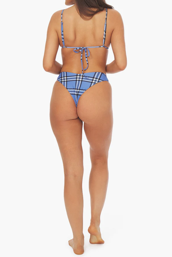 Blue Jean 90s plaid Delilah bikini bottom