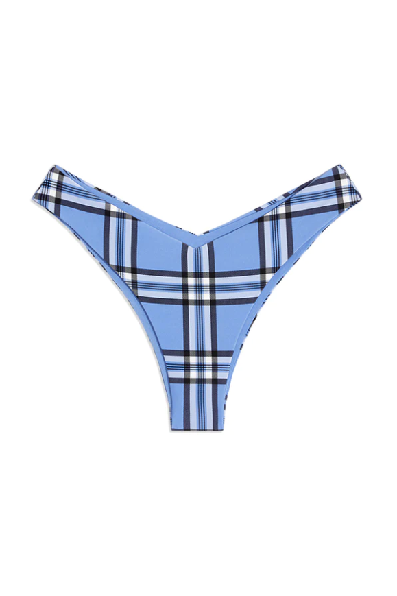 Blue Jean 90s plaid Delilah bikini bottom