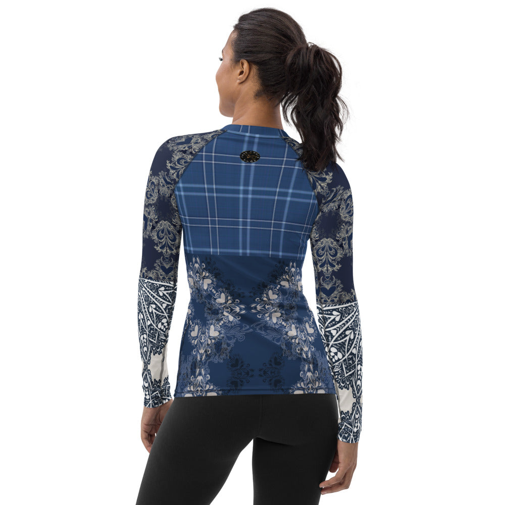 Blue Mystic Fashion Rashguard Top