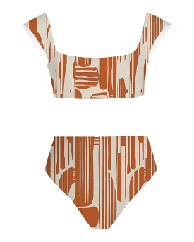 Cayla Swimsuit - Iman Orange