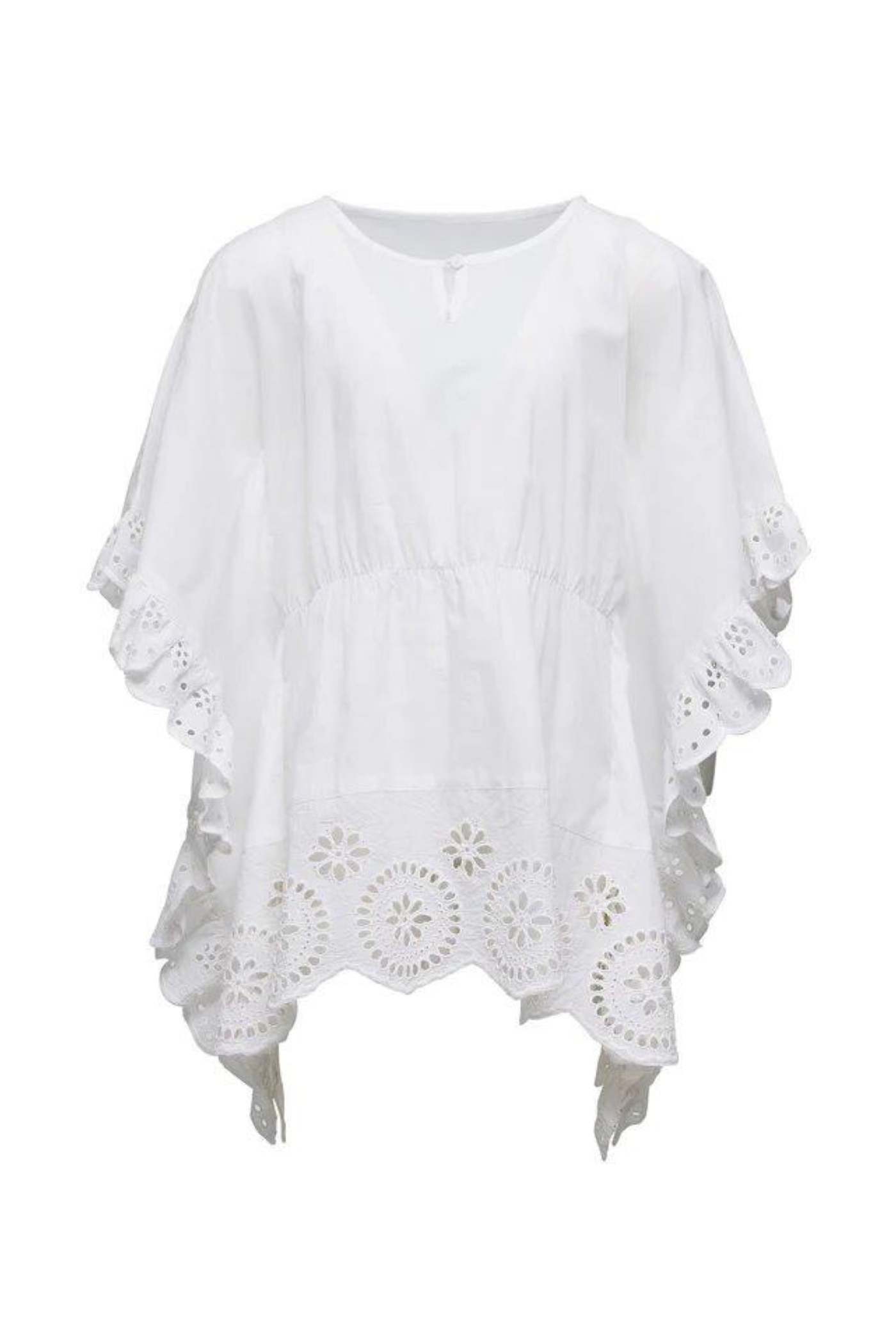 Cesci White Eyelet Cover Up