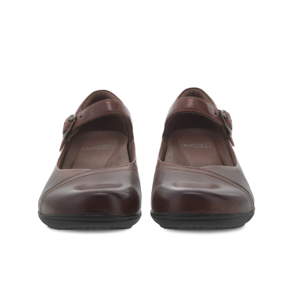 Dansko Women's Fawna Chestnut Burnished Calf