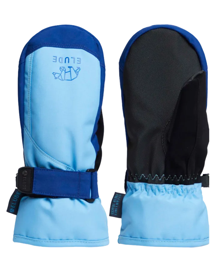 Elude Boys Icon Mittens - Azure - 2023