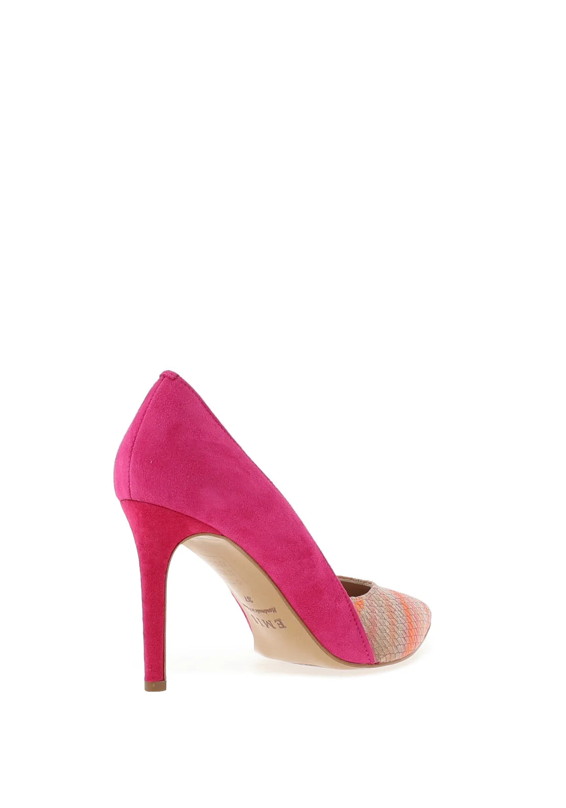 EMIS Suede Leather Fuchsia Court Shoe