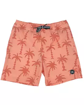 Feather 4 Arrow Wavy Palm Volley Trunk - Papaya