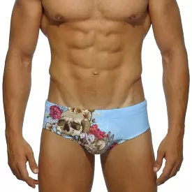 Floral Swim Briefs For Men