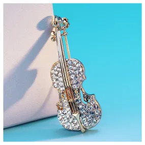 Fresh Accessories - Brooch Violin Gold