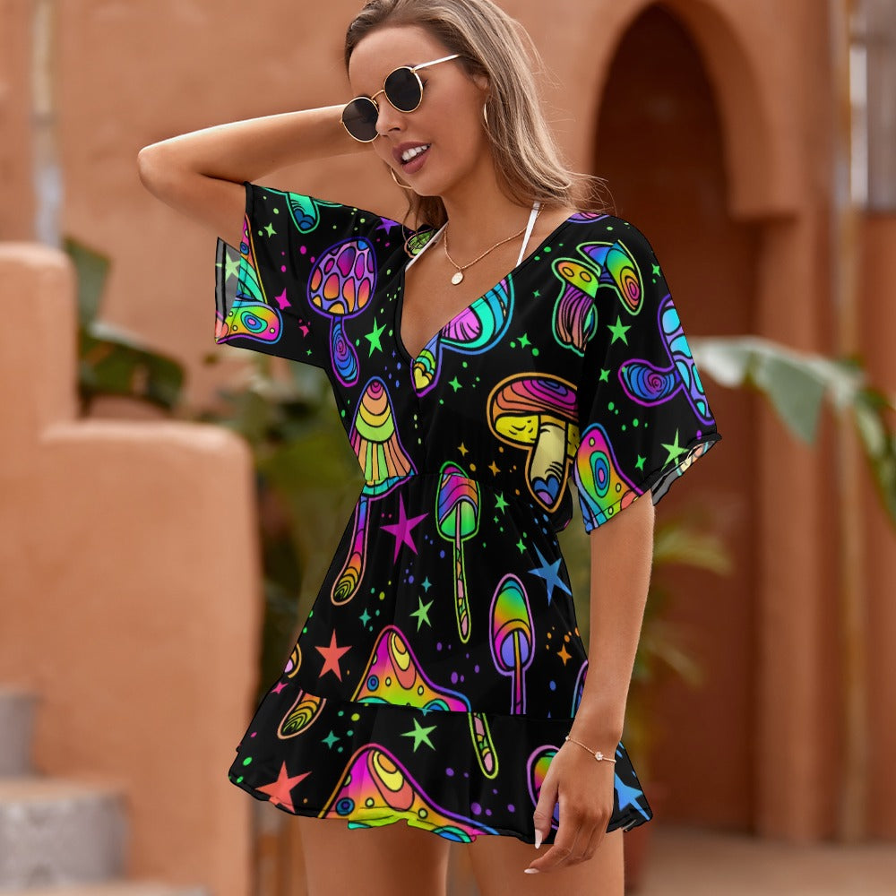 Fungi Dreamscape Swim Cover-Up