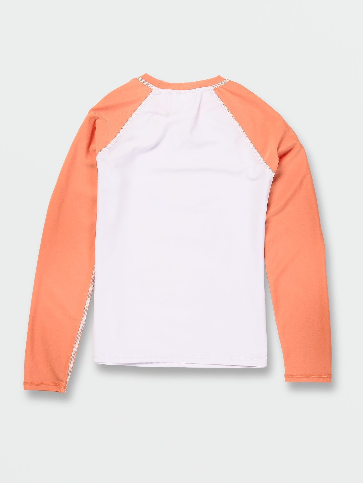 Girls Simply Core Long Sleeve UPF 50 Rashguard - Dark Coral