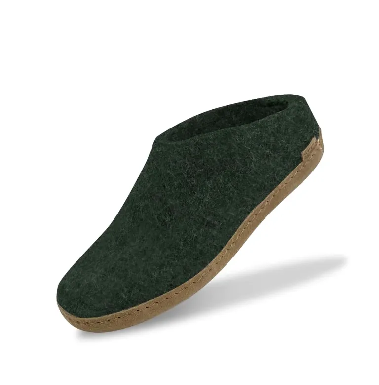 GLERUPS SLIP-ON WITH LEATHER SOLE