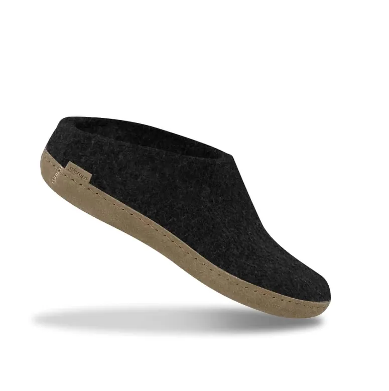 GLERUPS SLIP-ON WITH LEATHER SOLE