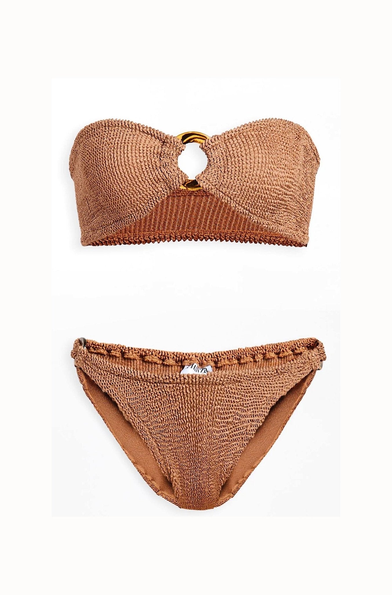 Gloria Bikini in Metallic Cocoa