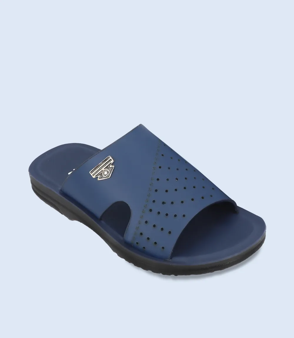 KB0189-NAVY-Boy Slippers