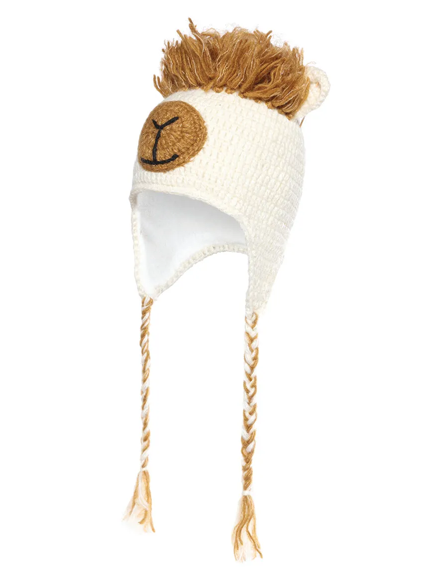 Llama Faced Animal Hat