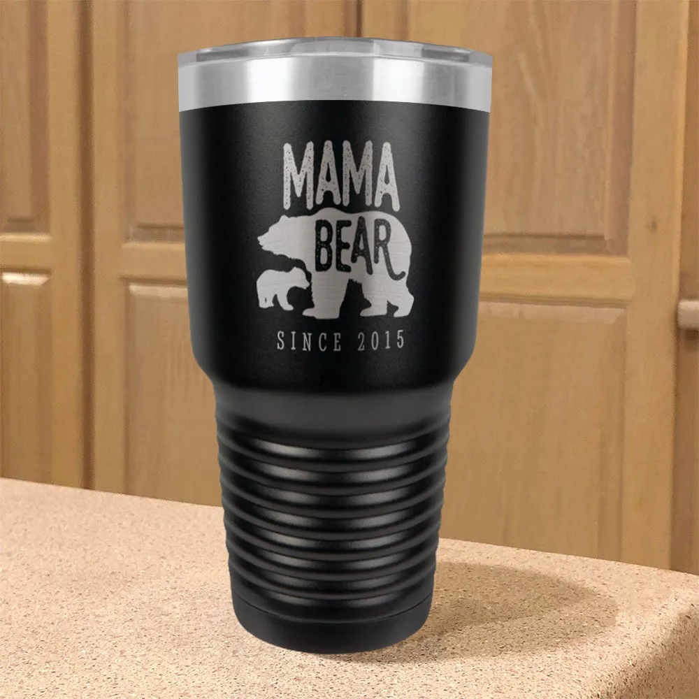 Mama Bear Personalized Stainless Steel Tumbler