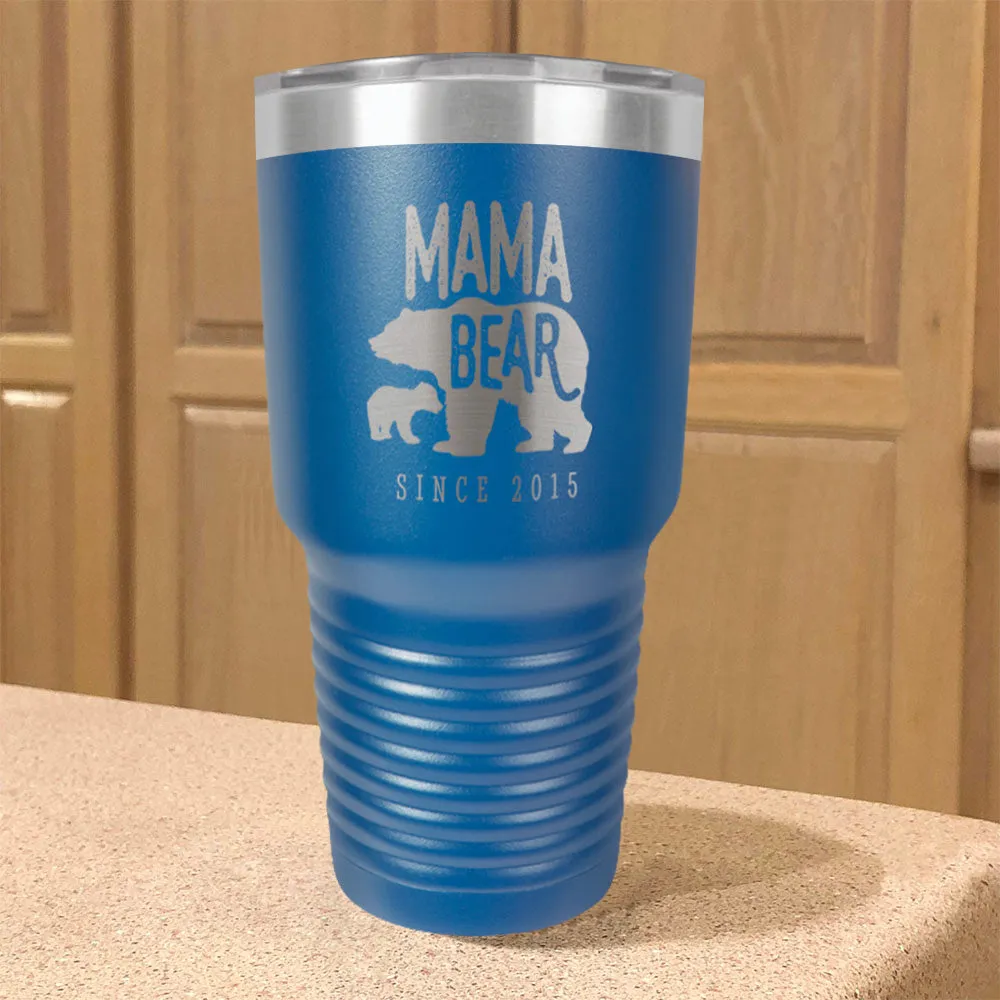 Mama Bear Personalized Stainless Steel Tumbler