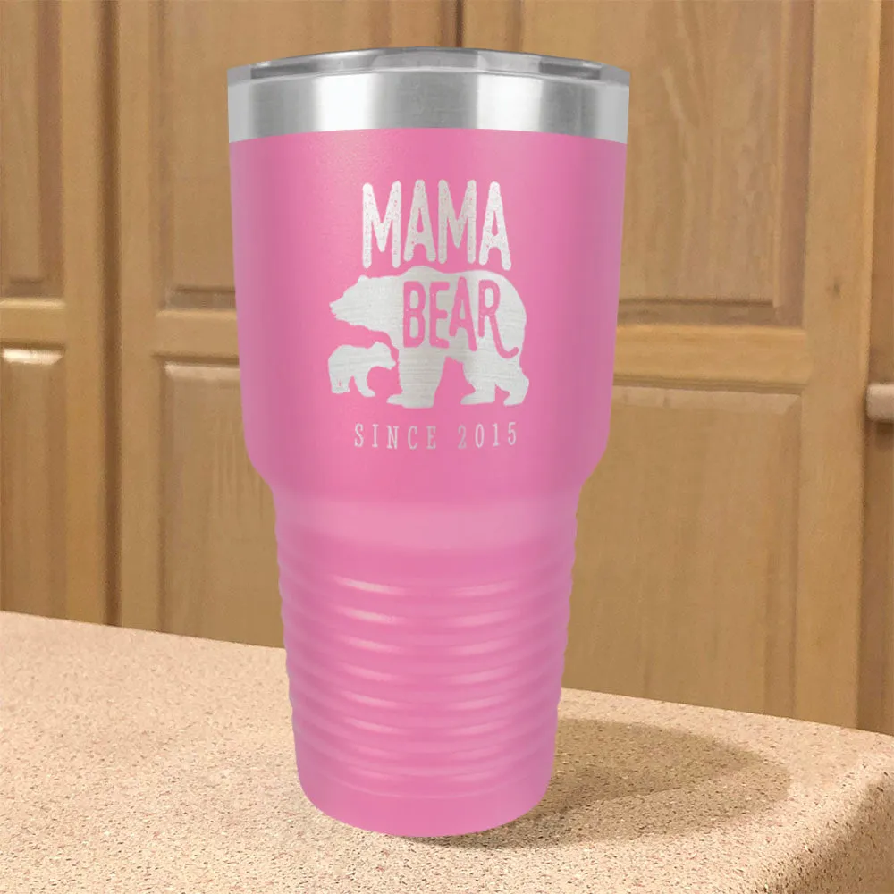 Mama Bear Personalized Stainless Steel Tumbler