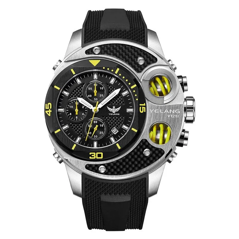 Men's Self-Luminous Waterproof Sapphire Mirror Military Sports Quartz Watch