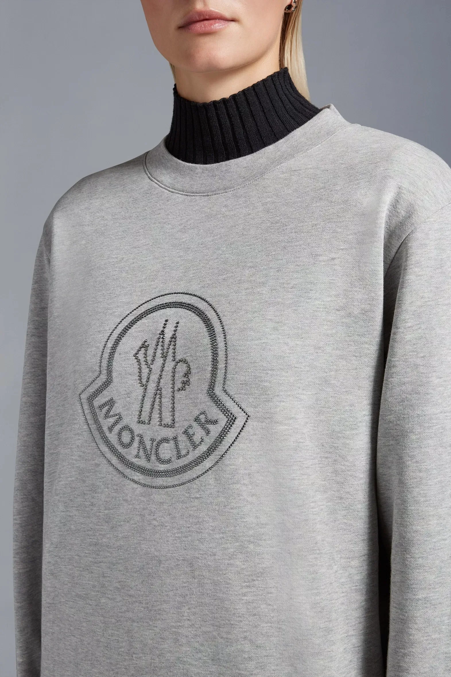 MONCLER  |Crystal Logo Sweatshirt