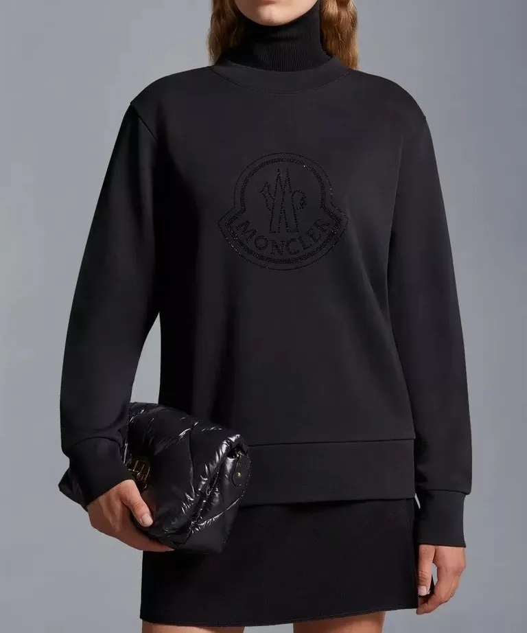 MONCLER  |Crystal Logo Sweatshirt