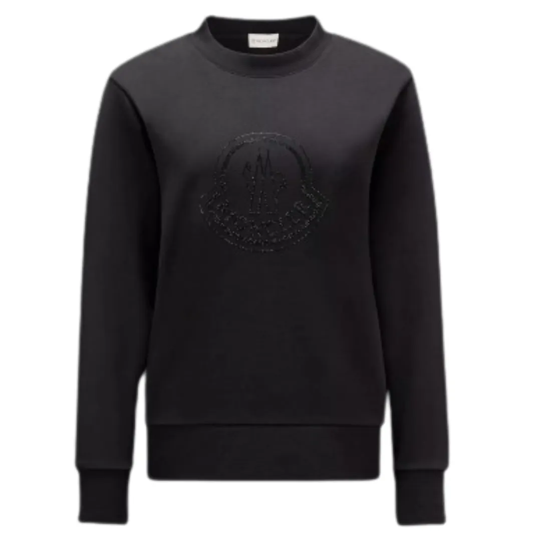 MONCLER  |Crystal Logo Sweatshirt