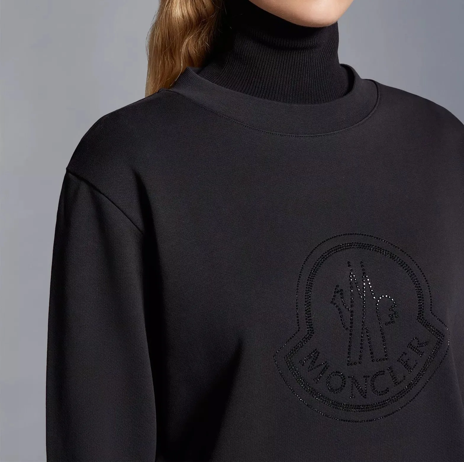 MONCLER  |Crystal Logo Sweatshirt