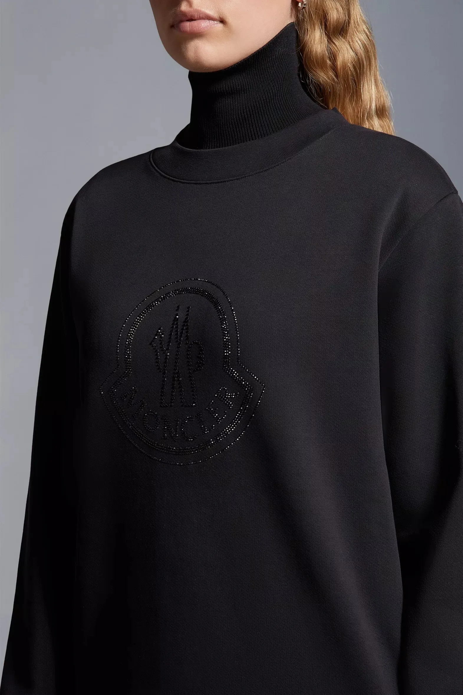 MONCLER  |Crystal Logo Sweatshirt