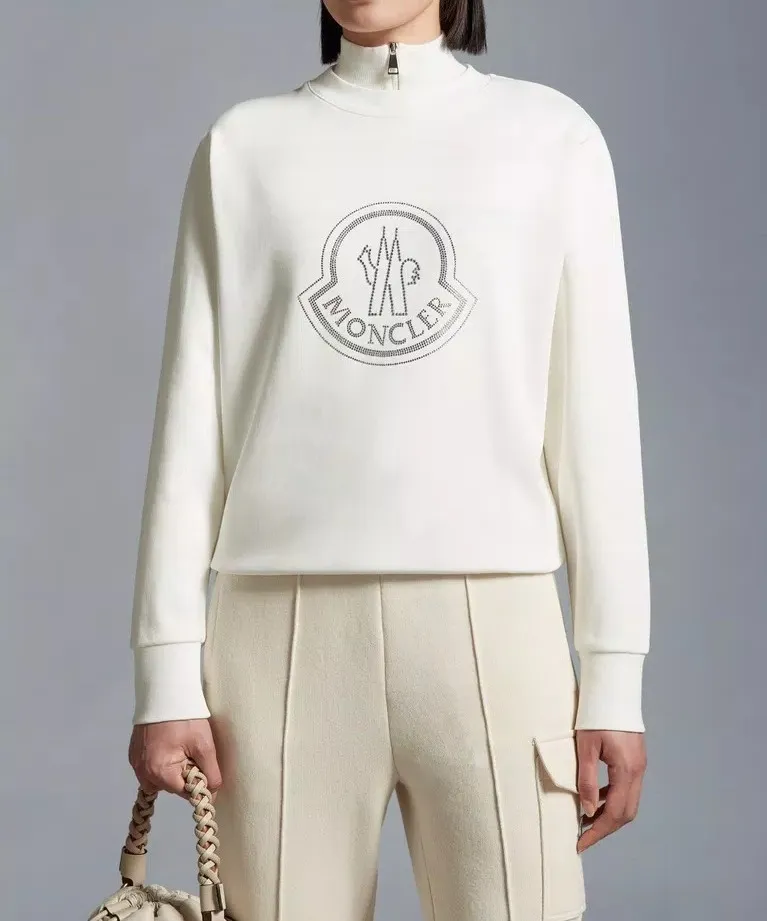 MONCLER  |Crystal Logo Sweatshirt