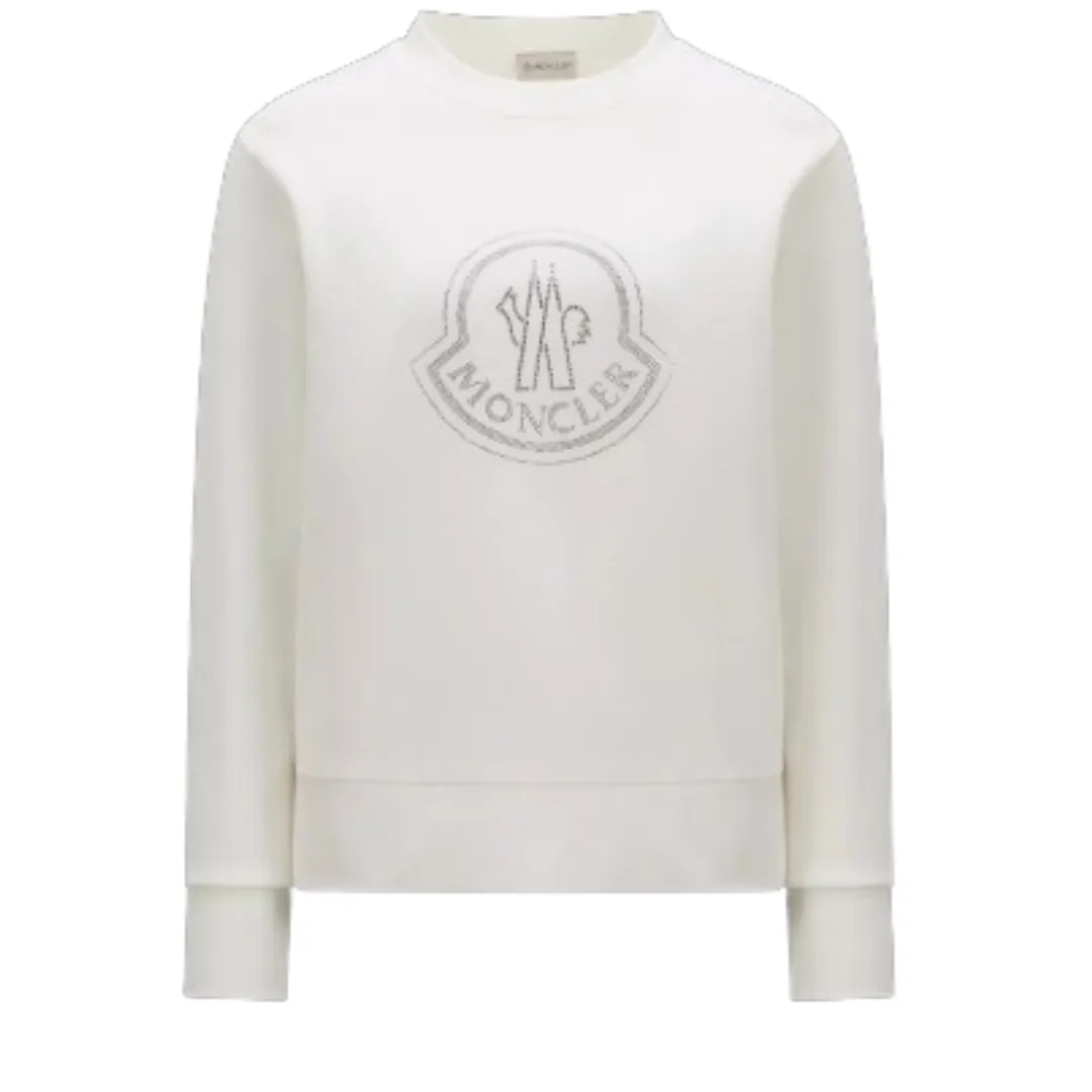 MONCLER  |Crystal Logo Sweatshirt