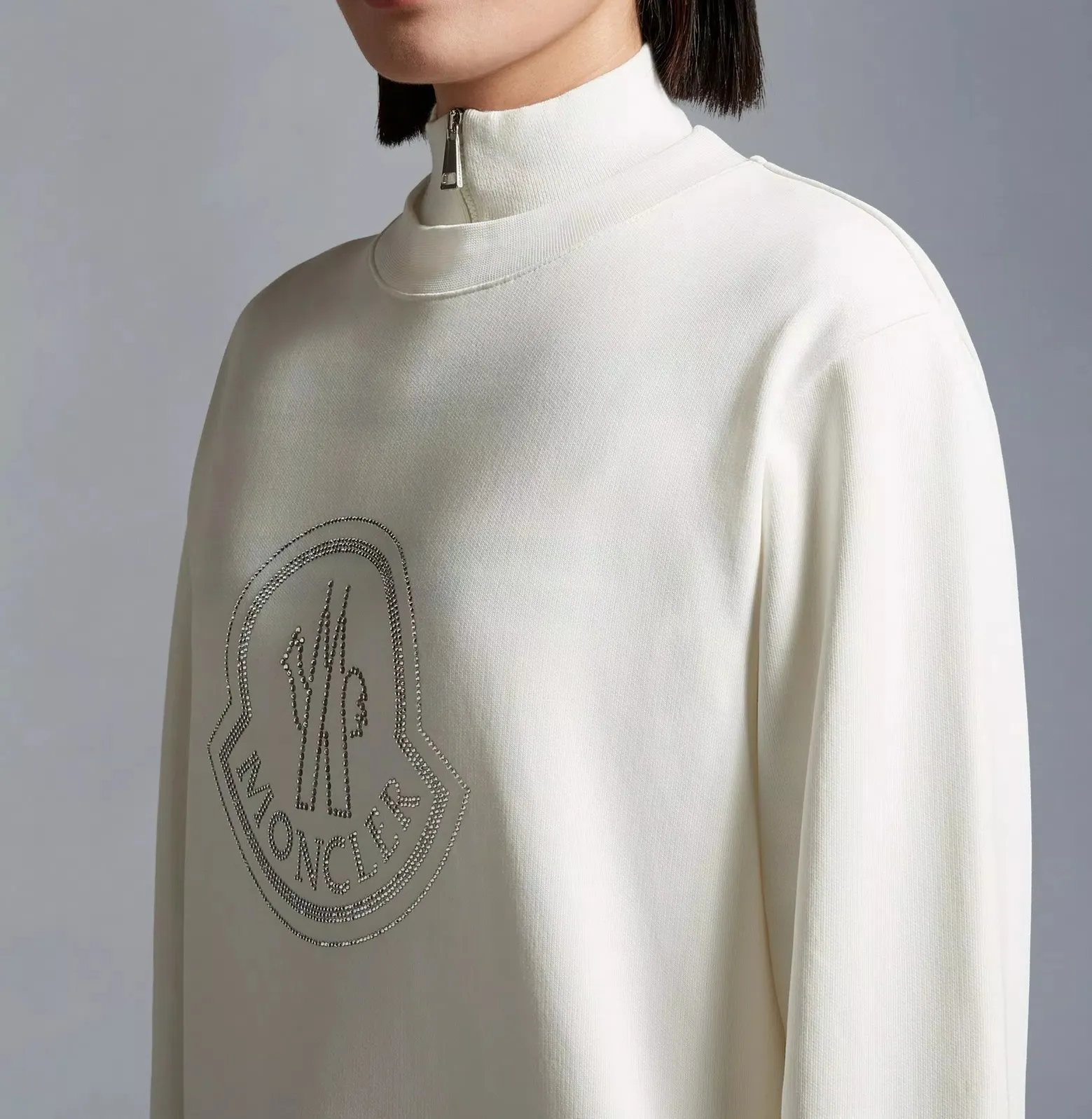 MONCLER  |Crystal Logo Sweatshirt