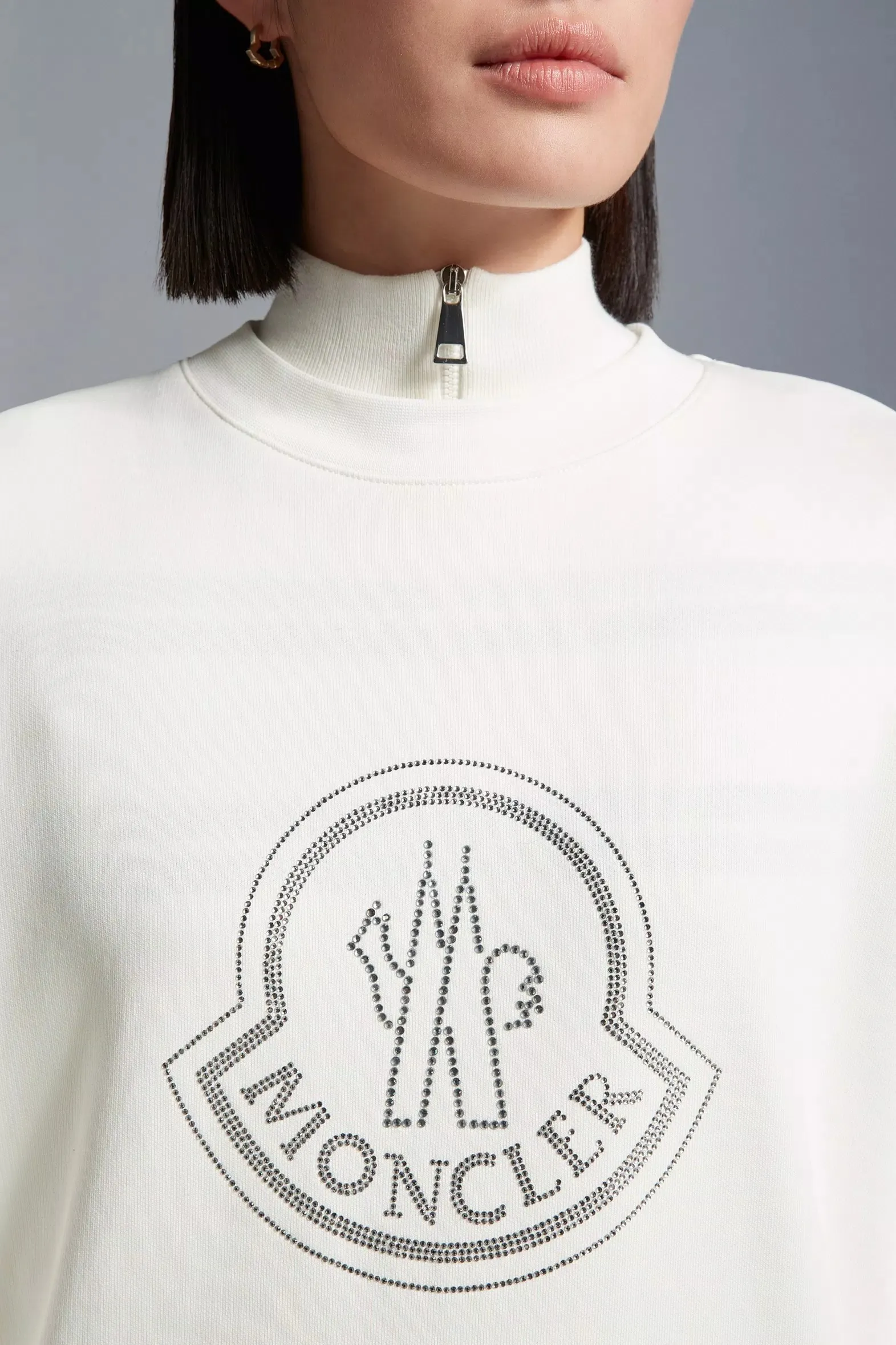 MONCLER  |Crystal Logo Sweatshirt