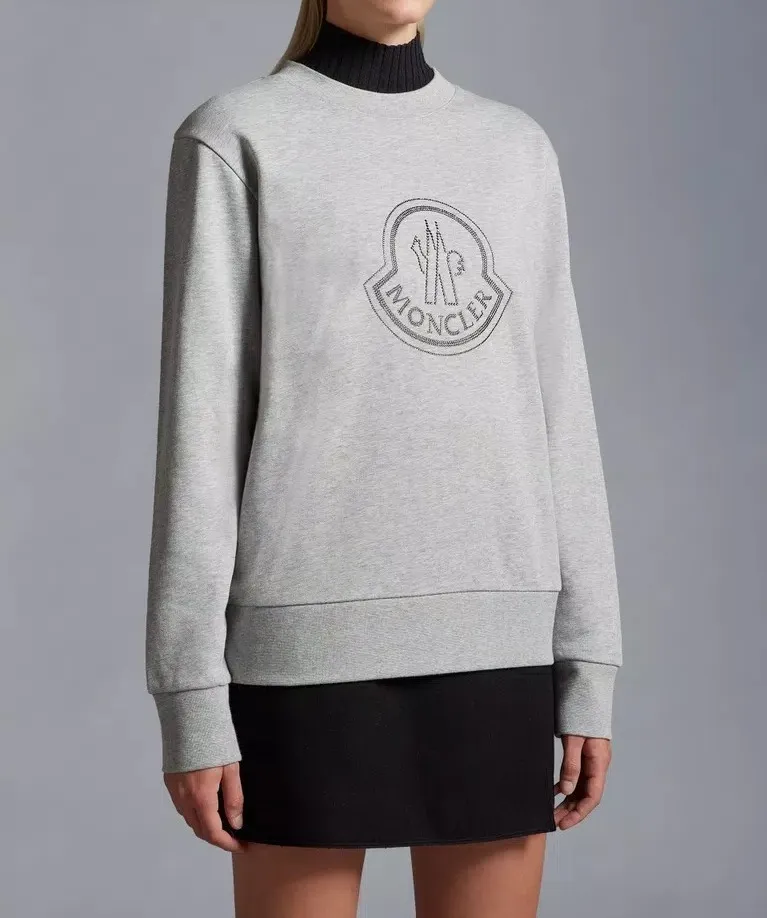 MONCLER  |Crystal Logo Sweatshirt