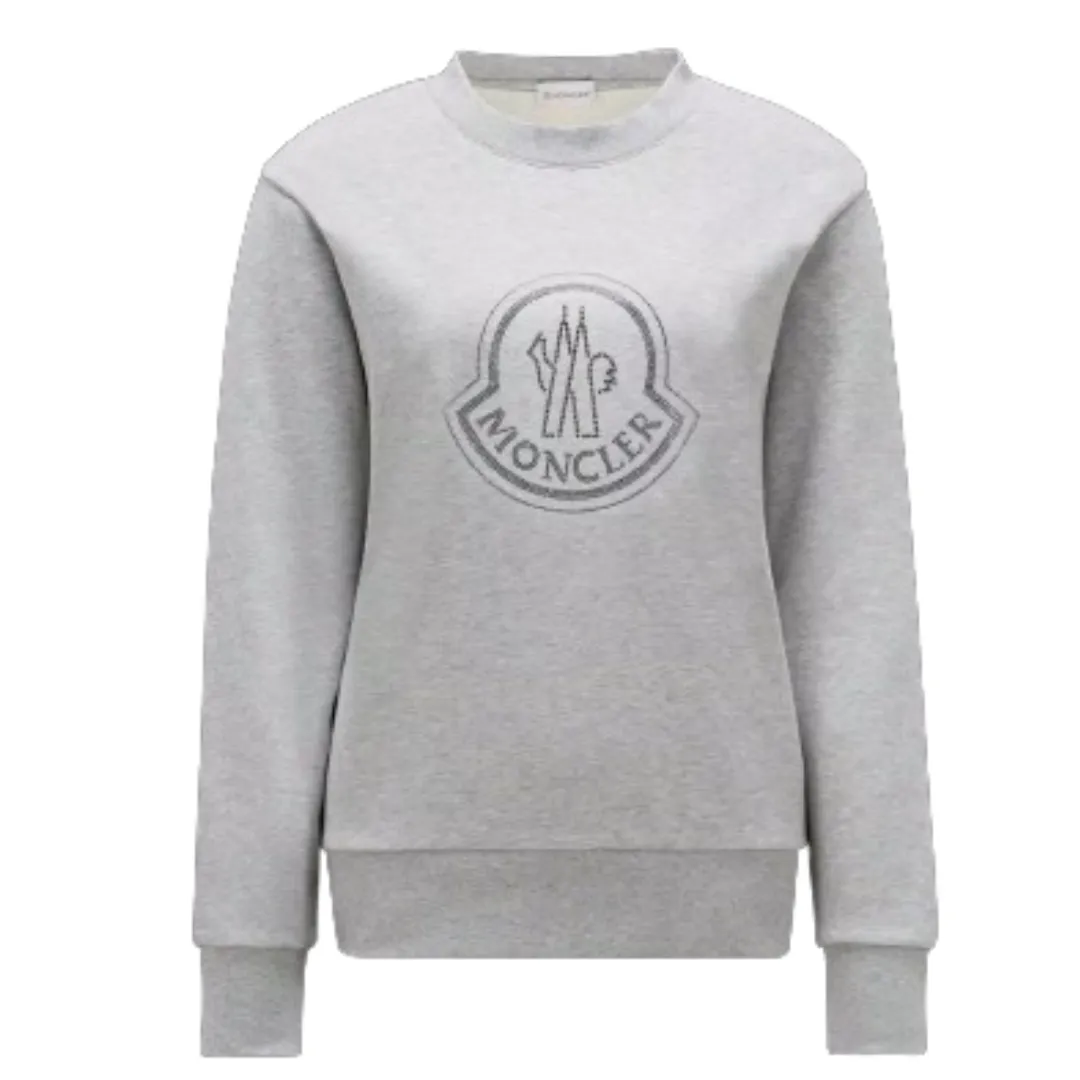 MONCLER  |Crystal Logo Sweatshirt