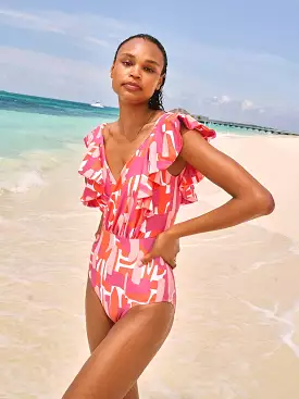 Nabu Swimsuit - Atoll Rose