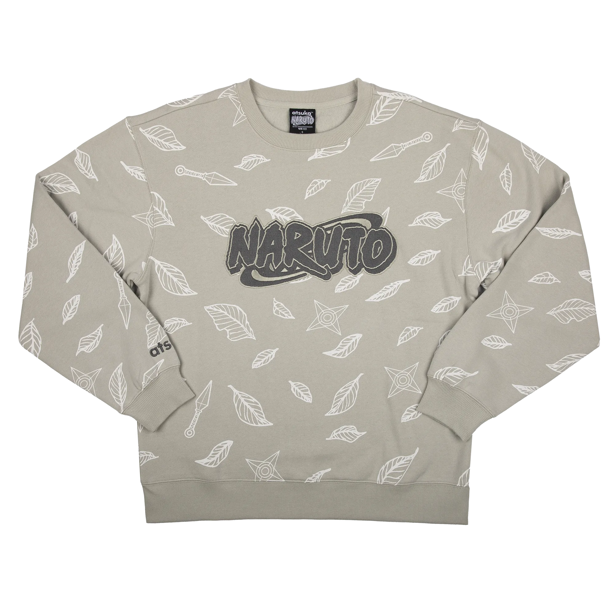 Naruto Grey Crew Neck Sweatshirt