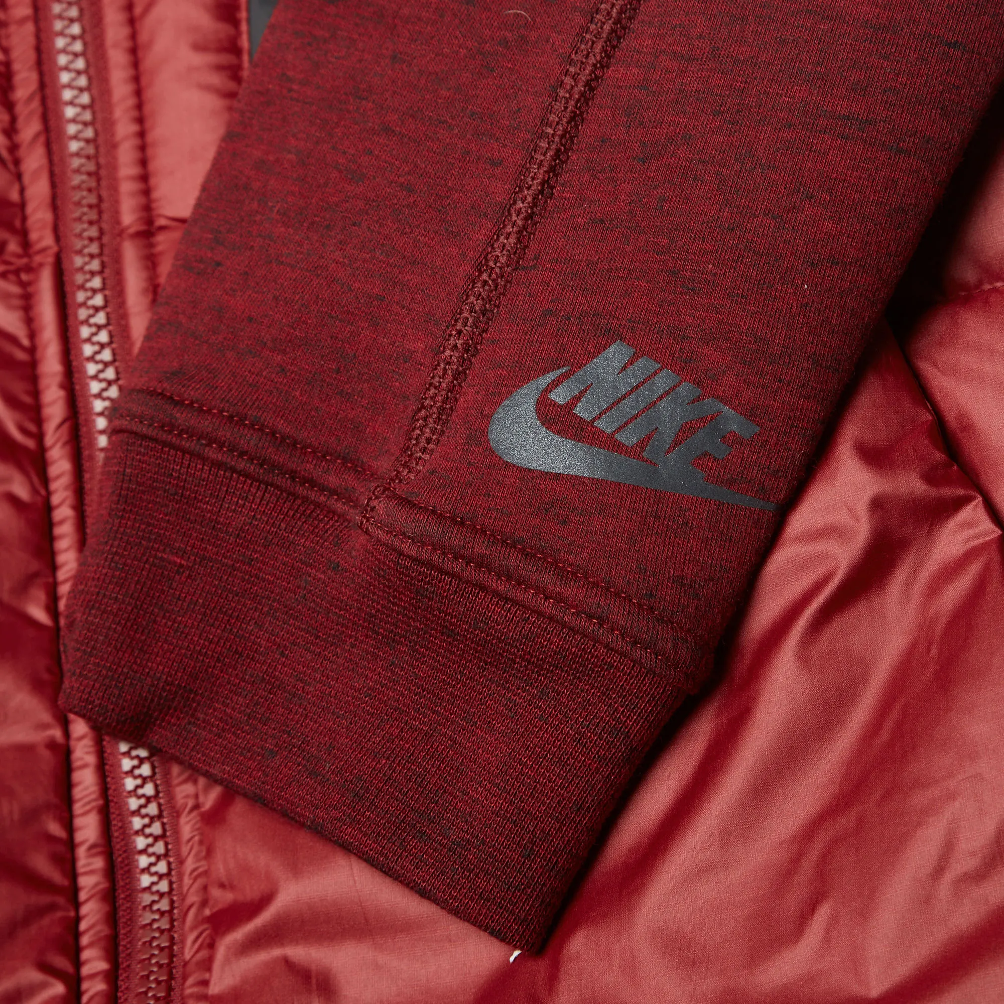 Nike Tech Fleece Aeroloft JacketTeam Red & Burgundy