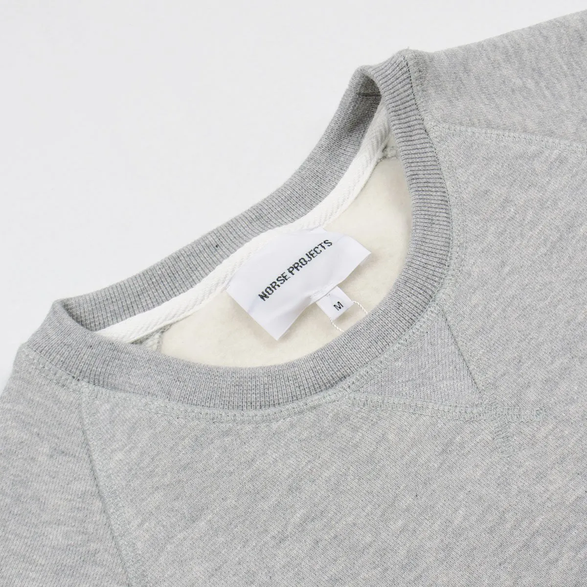 Norse Projects - Ketel Classic Crew Sweatshirt - Light Grey Melange