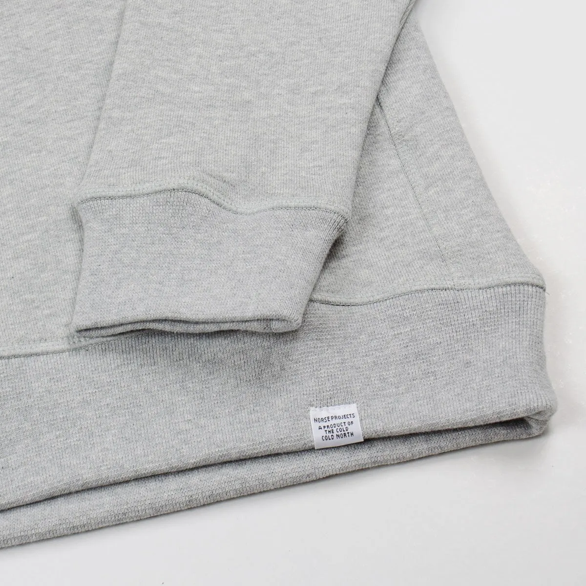 Norse Projects - Ketel Classic Crew Sweatshirt - Light Grey Melange