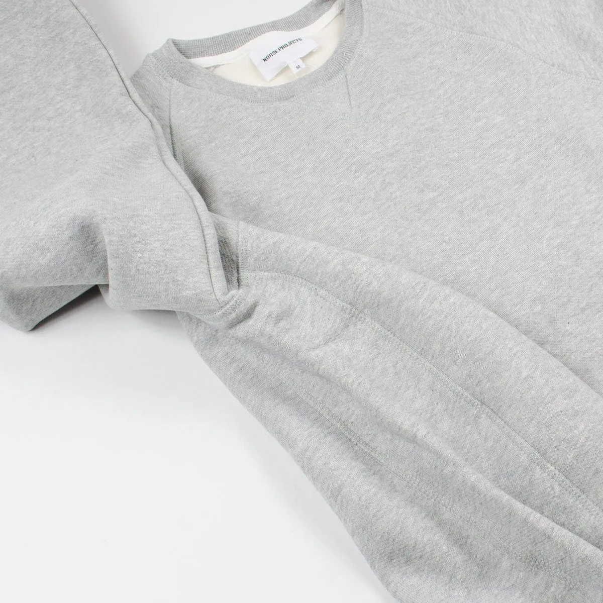 Norse Projects - Ketel Classic Crew Sweatshirt - Light Grey Melange