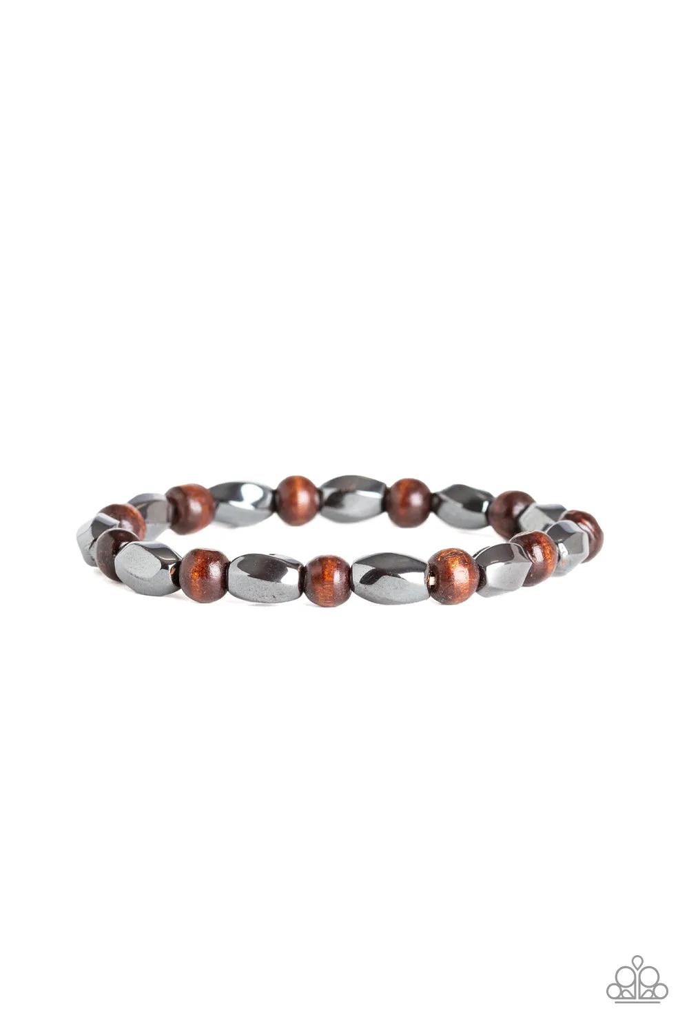 Paparazzi Accessories - Resilient - Brown Bracelet