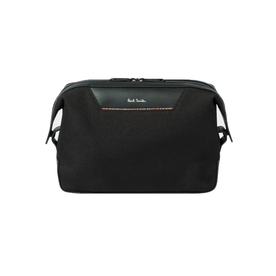 Paul Smith - Canvas Travel Washbag in Black