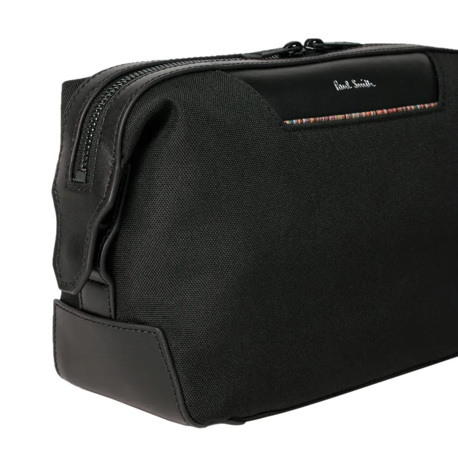 Paul Smith - Canvas Travel Washbag in Black