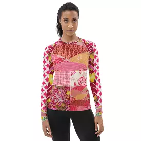 Queen Lili'uokalani Fashion Rashguard Top